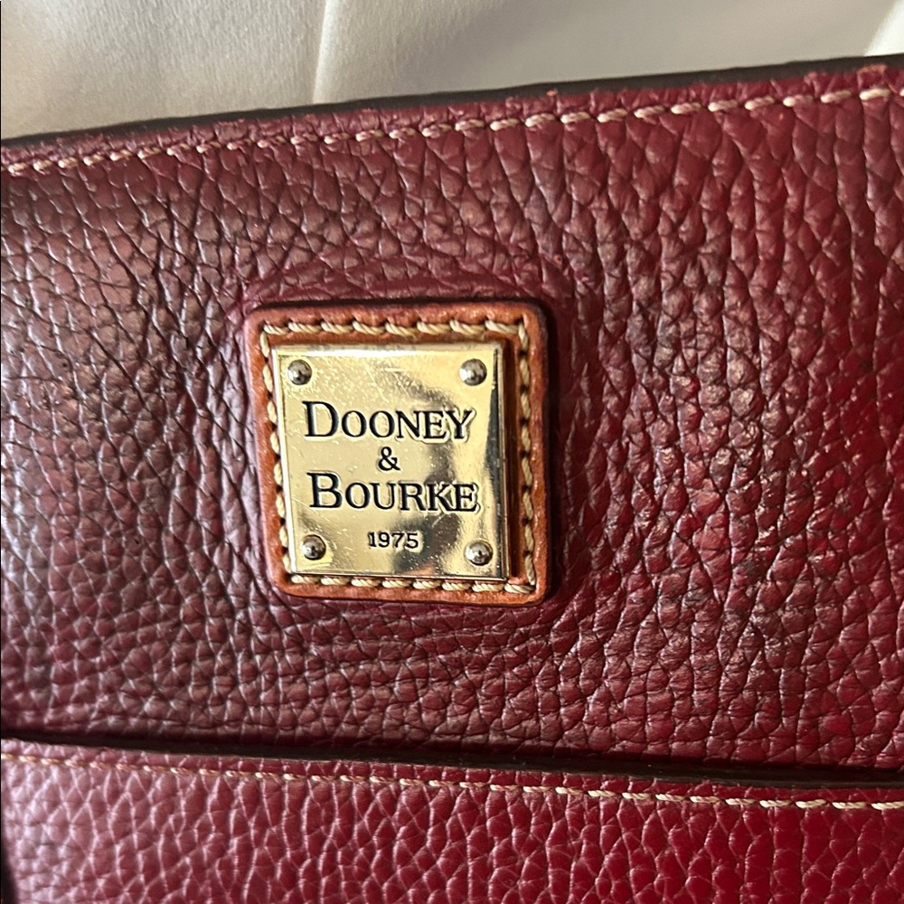Dooney & Bourke Deep Red Tote - Picture 3 of 14